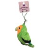 Peach-Faced Lovebird Mascot Strap Whistle with