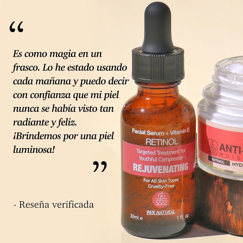 PURIFECT SUERO FACIAL REJUVENECEDOR RETINOL 96% NATURAL 30ML/1OZ