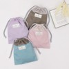 COLORFUL CANDY STYLE N7019000 Drawstring Bag, Medium, Gussetless Lunch Bag,