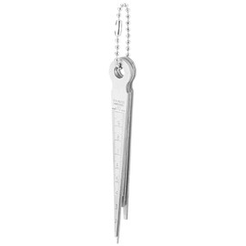 1 Set of 5 Sizes 10mm Taper Gauge Welded Taper Feeler Gauge Ruler Hole Inspection Tool Stainless Steel Taper Gauge