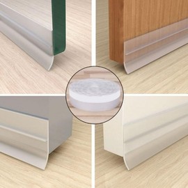 Premium Door & Window Weatherstrip Seal - Gap Draft Blocker Tape & Rubber Gasket Gap Seal 1 Draft Blocker Pad 5M - 25mm 10ea