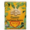 Jack's Organic Chickpeas Garbanzo Beans 13.4 oz. | Packed with