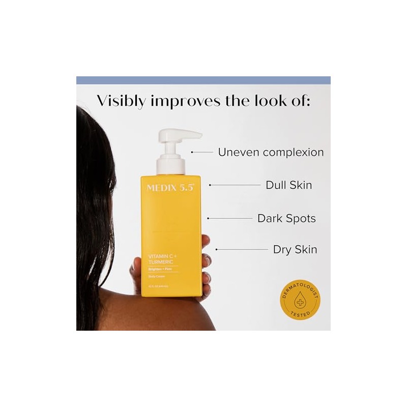 Medix Crema Vitamina Cúrcuma Cara Cuerpo Reafirmante Iluminadora Manchas Edad