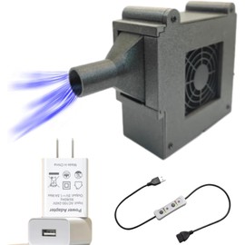 Fuwkeo Portable CPAP Hose Dryer - Fast Drying for 22mm CPAP/BIPAP Tubes, Built-in Air Filter, Adjustable Speed & Timer, USB-Powered, Compact & Lightweight