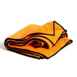 CSF Cleaning Products CC-01 Mikrofasertuch/Poliertuch fürs Auto,40x40 cm,2 Stück, Orange, 40cm x 45cm