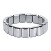 Terahertz Rectangle Bead Bracelet Energy Stone Fashion Unisex Terahertz Elastic