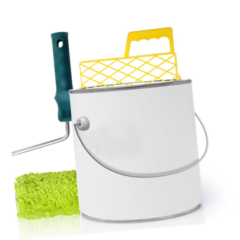 Operitacx Paint Bucket Grid Durable Plastic Paint Filter and Tray