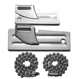 Best Glide ASE's U.S. SHELBY CO. Military Style Can Openers, P-38 & P-51 with 2 Ball Chains