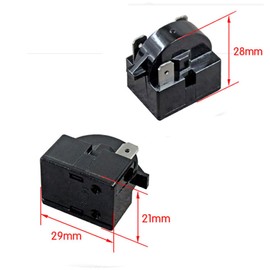 Refrigerator PTC Relay 15 Ohm 1 Pin Refrigerator Start Relay Coolers Compressor Starter Accessories