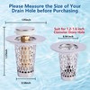 2 Pcs Bathroom Sink Drain Strainer, Pop-up Bathroom Sink Strainer