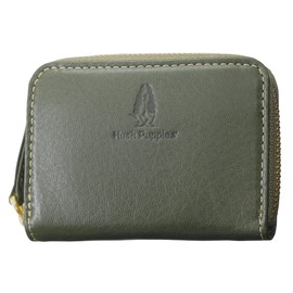 Hush Puppies Hush Puppies Nick Coin Purse Round Coin Case Cowhide Leather HP0603 (Green (50)), green (50)