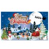 Valicaer Christmas Banner,Large Merry Christmas Backdrop Banner Christmas Fabric Banner