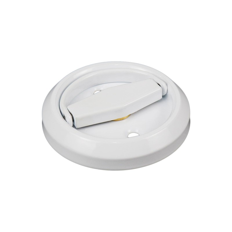 FarBoat 2pcs Round Embeded Hidden Concealed Handles Recessed Flush Pulls