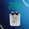 The HVAC Genius 5 MFD AC Capacitor, 5uF ±5% 370VAC/440