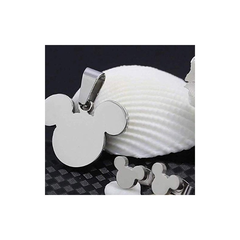 TNG Mouse Earring and Necklace Set