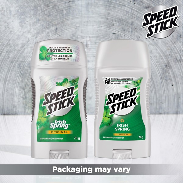 Speed Stick Speed Stick Men's Antiperspirant Deodorant, Irish Spring Scented,