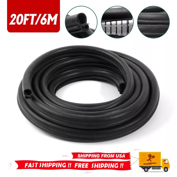 20ft 6M Rubber Seal Weather Strip Door Window Lock Trunk