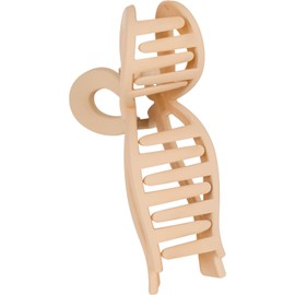 styleBREAKER Damen Haarklammer in Schleifen Form, Haarklemme, Haarspange Kunststoff Schleife, Haarschmuck 04027052, Farbe:Hellbraun