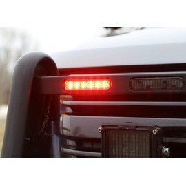 Whelen, ION, Trio, Super-LED, Universal Mount, Linear Lighthead, 3 Colors in 1 Light, Red/Blue/White, Smoked Lens, Part# XI3JC