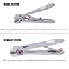 U-KIME Nail Clippers Set for Thick Toenails & Fingernails –