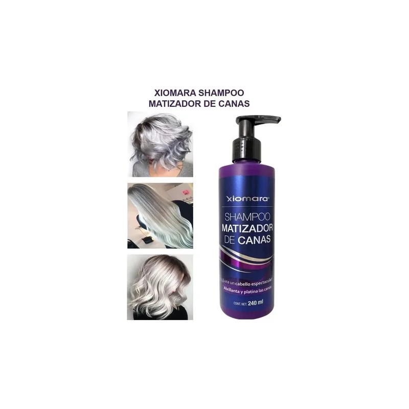 Shampoo Xiomara Matizador De Canas 240 Ml