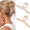 Rhinestone Claw Clips Gold Hair Clips Fancy Hair Accessories