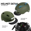 Shinmax Bike Helmet for Adults Men Women with USB Rechargeable