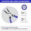 9" Multi Needle Nose Pliers - with Wire Strippers Function,