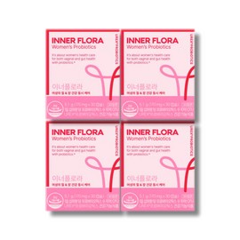 Inner Flora New Origin Innerflora Probiotics Women's Vaginal Lactobacillus 30 Capsules (4) / 뉴오리진 이너플로라 프로바이오틱스 여성 질유산균 30캡슐 4개