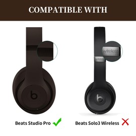 Studio Pro 2023 Wireless Headband Replacement, Top Head Band Replace Repair Kit for Beats Studio Pro 2023 Headphones Accessories, Bending Resistant, Durable, Composite Materials+Tools (Deep Brown)