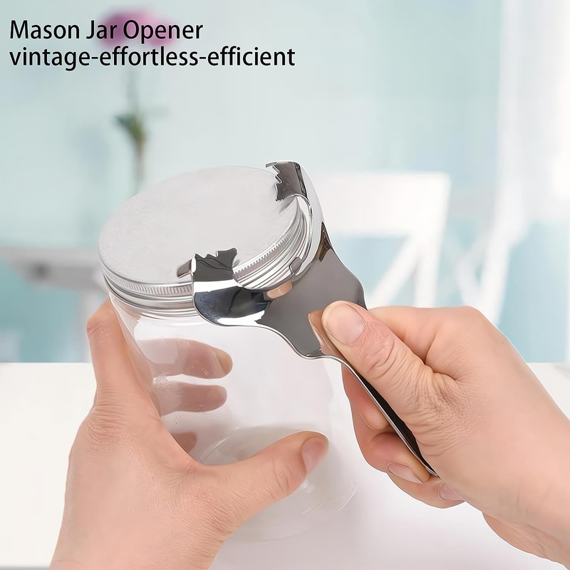 REGODI Mason Jar Opener, Multi-Purpose Bottle Opener for Various Lids,
