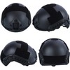 Mich Airsoft Helmet and Mask, with Side Rail for NVG