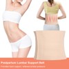 Postpartum Lumbar Support Belt Elastic Breathable Pain Relieve Back BraceXL