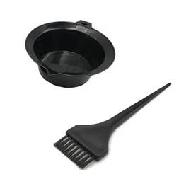 Kit para tinte de cabello, incluye brocha, tazón medidor, realiza tintes para cabello profesionales, fantasía o clásicos, excelente kit de belleza para el cuidado de cabello teñido.