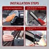 Upgraded Car Door Seal Strip,Thickened Rubber Car Weather Stripping,Soundproof &