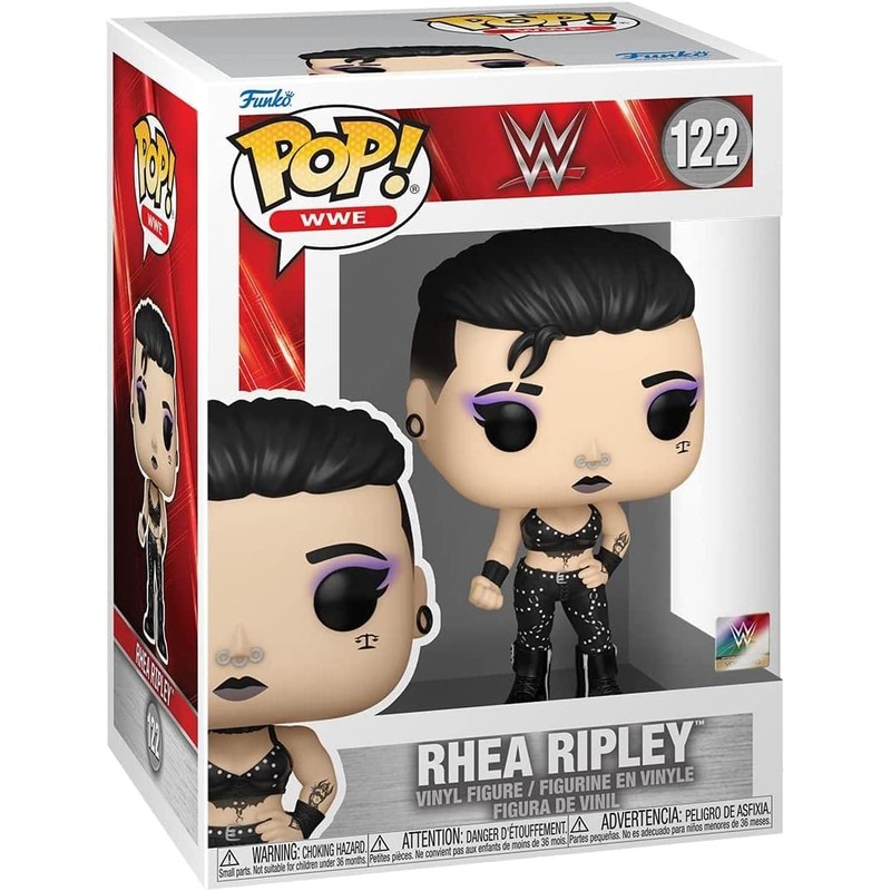 Pop Sports: Rhea Ripley Vinyl Figure #122 (Bundle with EcoTek