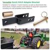 Versatile Quick Hitch Adapter with Adapter Sleeve Integrated Molding No