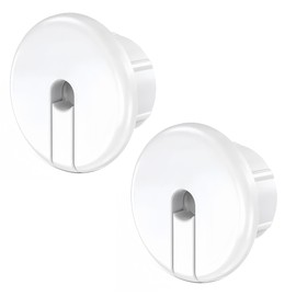 2 PCS Cable Wall Grommet for Starlink Dishy Ethernet Cables,1 Inch Wall Hole Cover,Cable Entry Cover for Starlink Ethernet Cables Grommet Furniture Wire Holes(White)