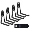 3-H Garage Storagel Hooks 4 Pack,Large Garage Hooks Heavy Duty