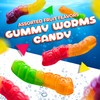 Gummy Worms Candy | 1 Pound Bag | Assorted Fruit