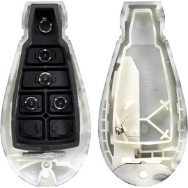 1x Camouflage New Keyless Entry 5 Buttons Remote Start Car Key Fob Fobik Shell / CASE IYZC01C for Compatible with 300 Challenger Charger Durango Grand Cherokee (No Electronics or Chip Inside)