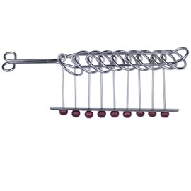 KAILIMENG 9 Linked Rings Metal Puzzle - Adult Hard Puzzle - Brain Teasers Mind Game for Adults and Kids - Classical Handheld IQ Trick Toy