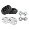 4 Set Luggage Wheels Rotating Flexible Luggage Suitcase Replacement Wheels