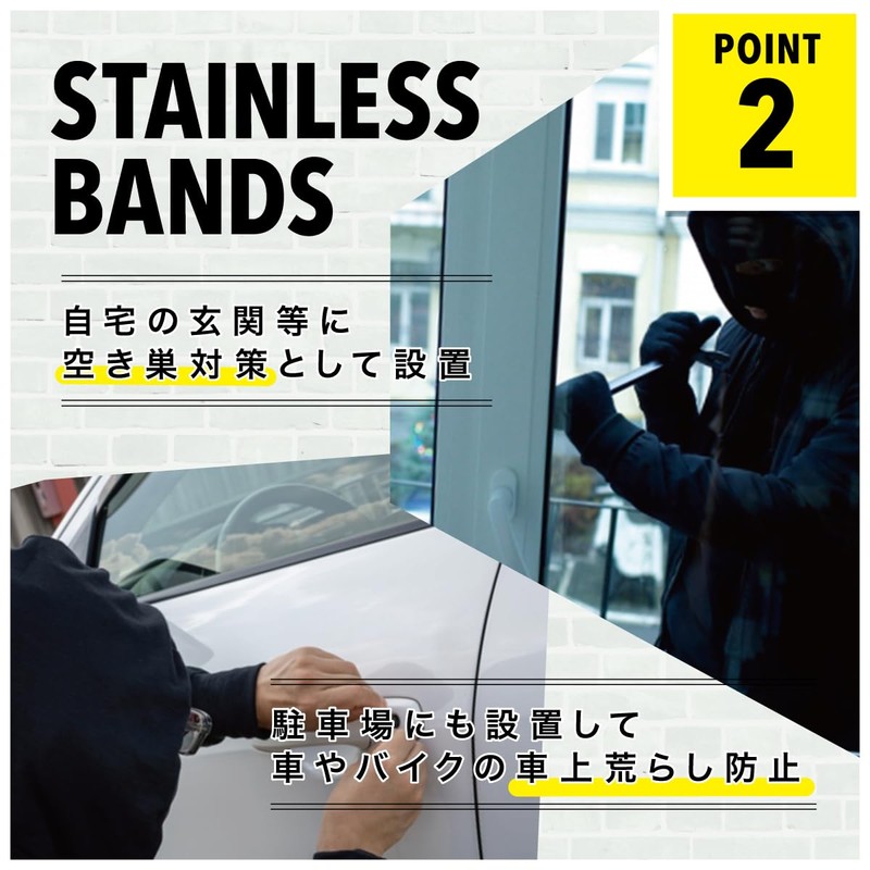 SAMIKAGO Security Camera, Mounting Hardware, Easy Installation, Pole, Square Column,