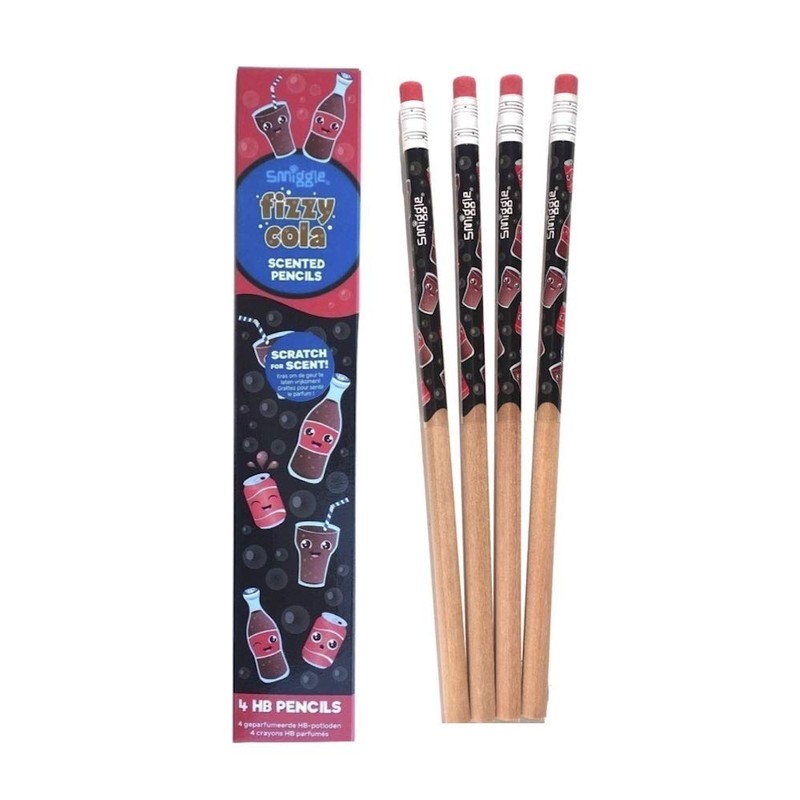 Smiggle Pencils HB Scented Twin Pack (Fizzy Combo - Cola