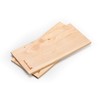 barbecook Set of 2 Cedar Wood Grill Boards for Grilling