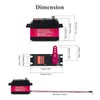 Stemedu 80KG RC Servo Large Size High Torque Digital Servo