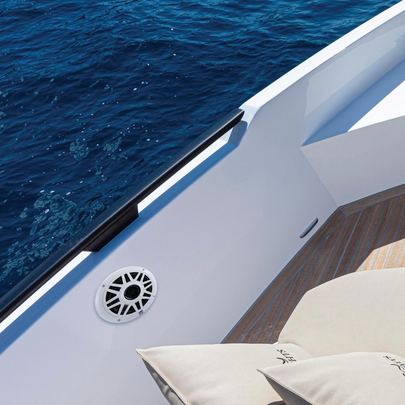 Dual Electronics DMP623 Marine Radio Speakers | 6.5 inch Weather-Resistant