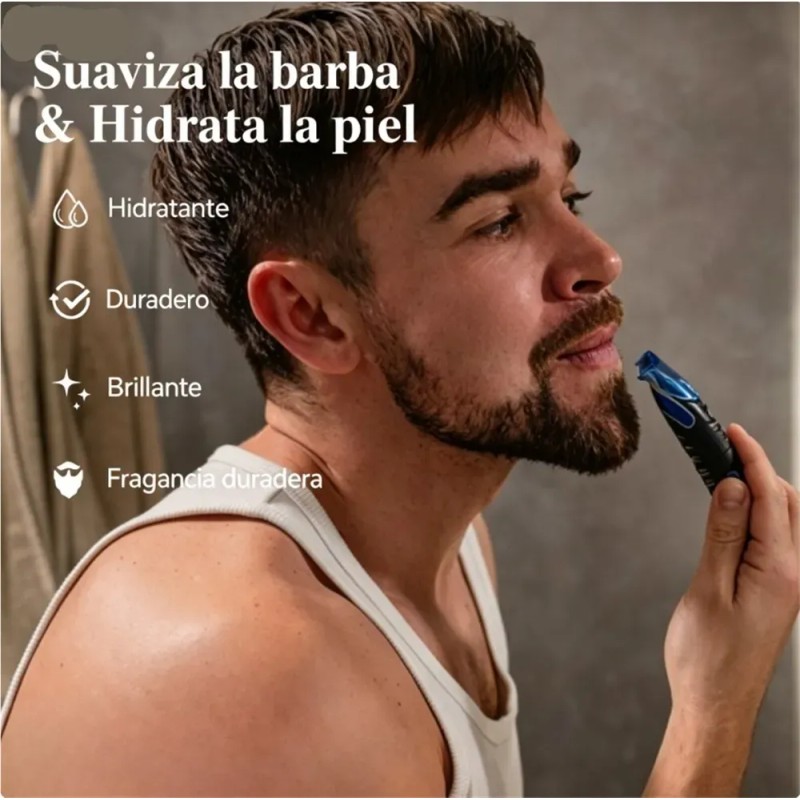 Crema Para El Cuidado Del Bigote Masculino