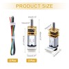 sourcing map 2pcs 75RPM Micro Gear Motor with Encoder, N20